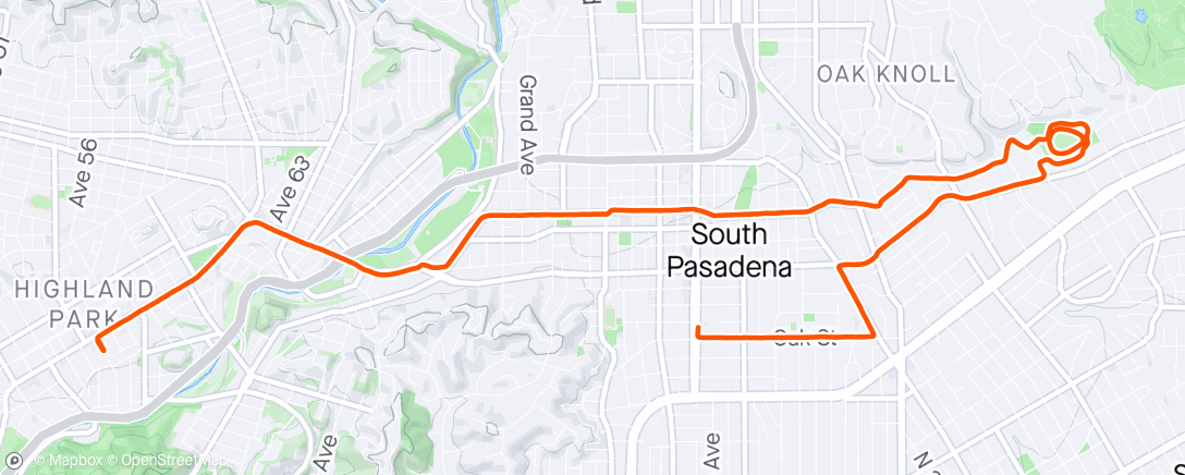 Mapa de la actividad, Commute home