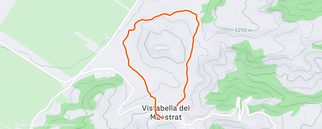 Карта физической активности (Caminata de tarde)