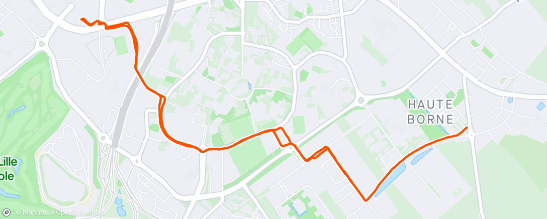 Map of the activity, Footing courses 🏃🏼‍♂️