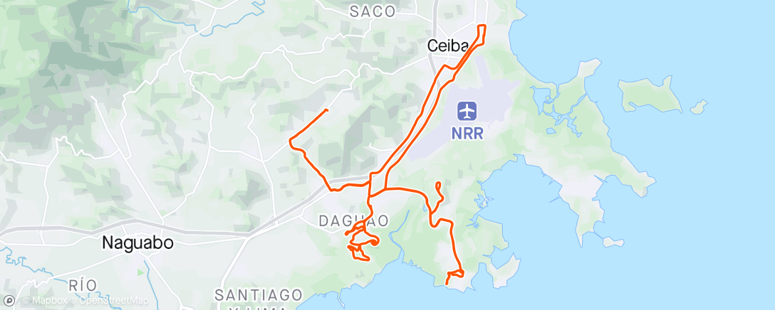 Karte der Aktivität „Corrida Dominguera en la Antigua base naval de Ceiba”