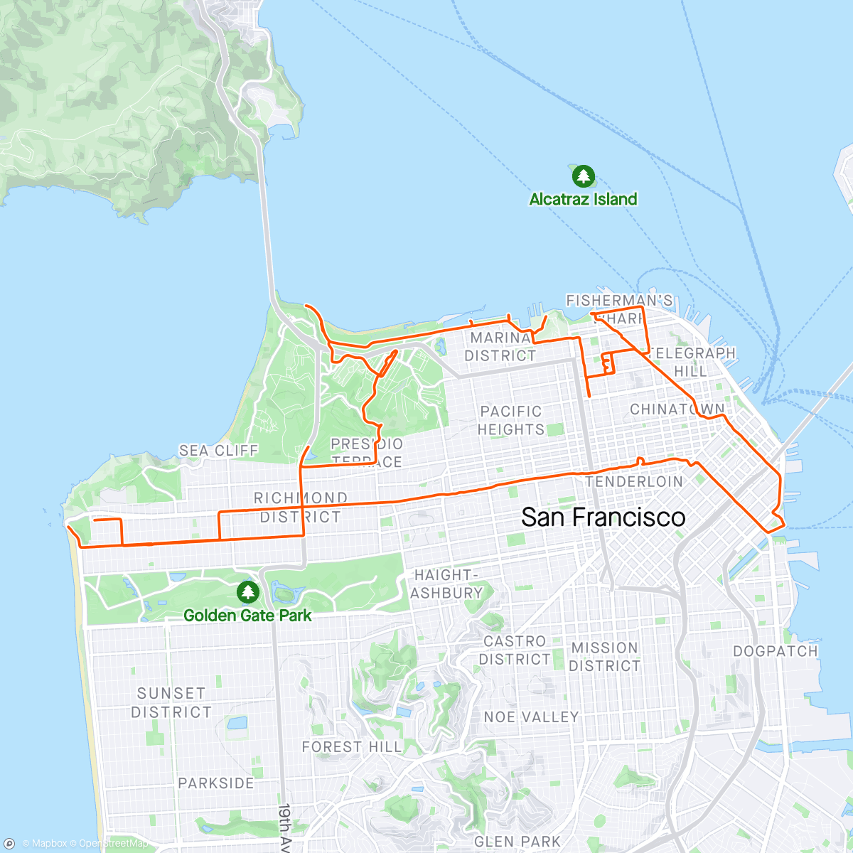 「San Francisco」活動的地圖