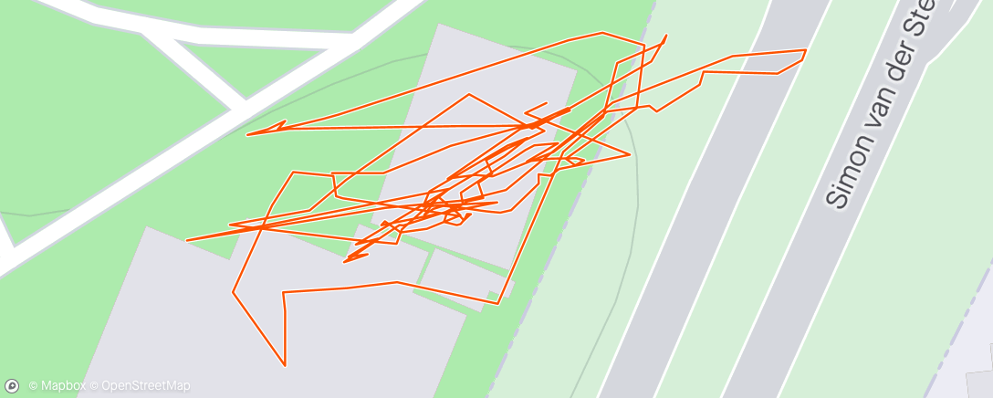 Map of the activity, Squash with boys