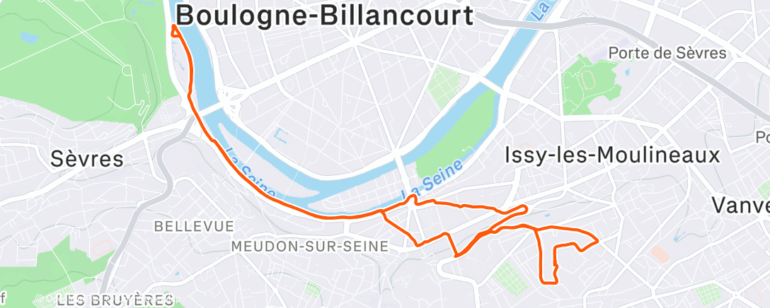 Карта физической активности (Stupid run in snow)