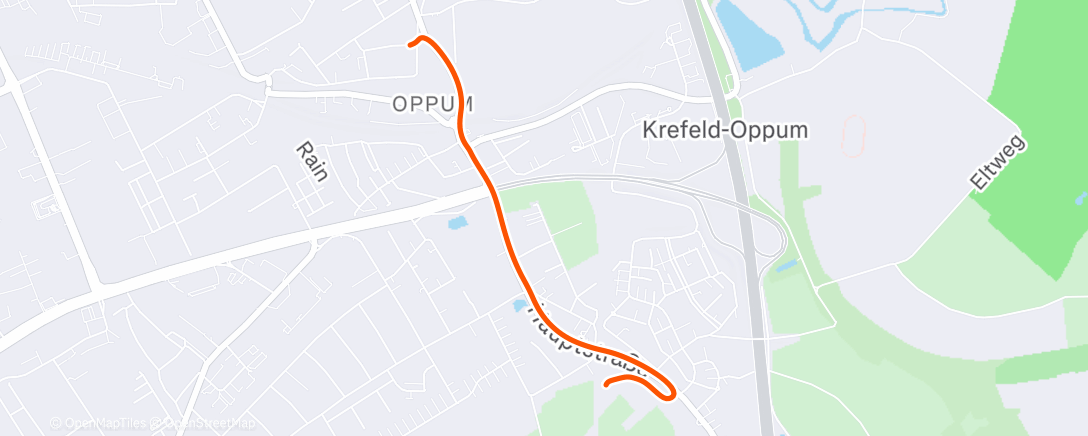 Map of the activity, Stadtfahrt