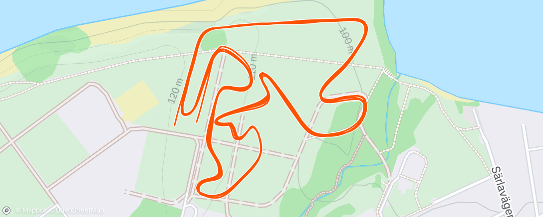 活动地图，Terräng-SM 10k, Jönköping