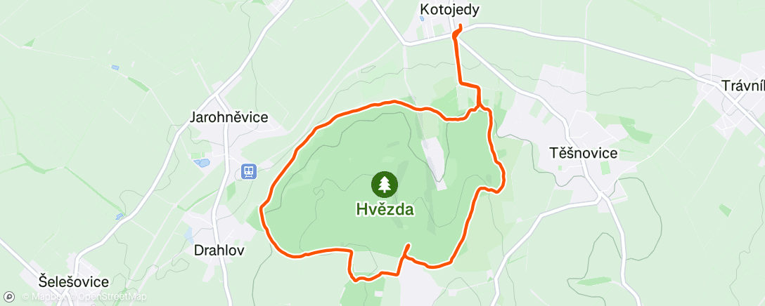 Mapa da atividade, Rodinný závod 🦥