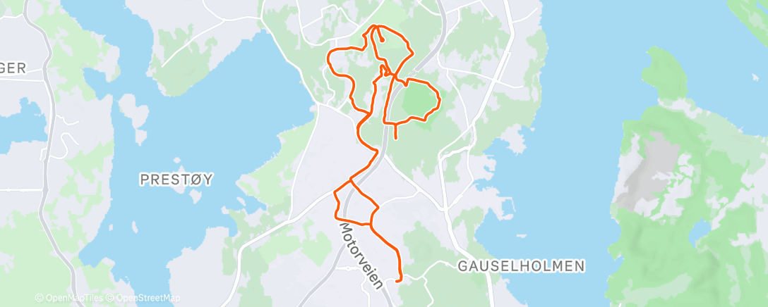 Map of the activity, Tur uten mål,men full av mening🏃🏼‍♀️‍➡️