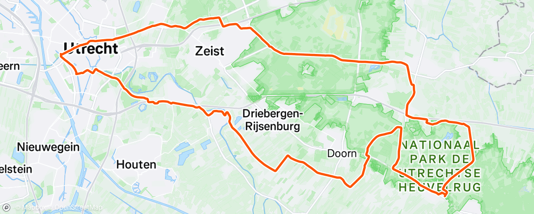 Map of the activity, Heuvelrug 🍂