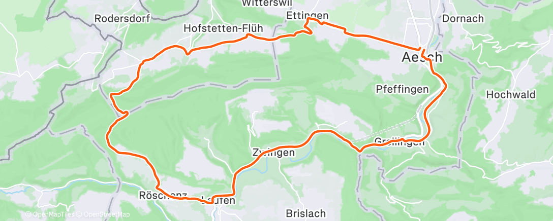 Карта физической активности (Escape to the hill)