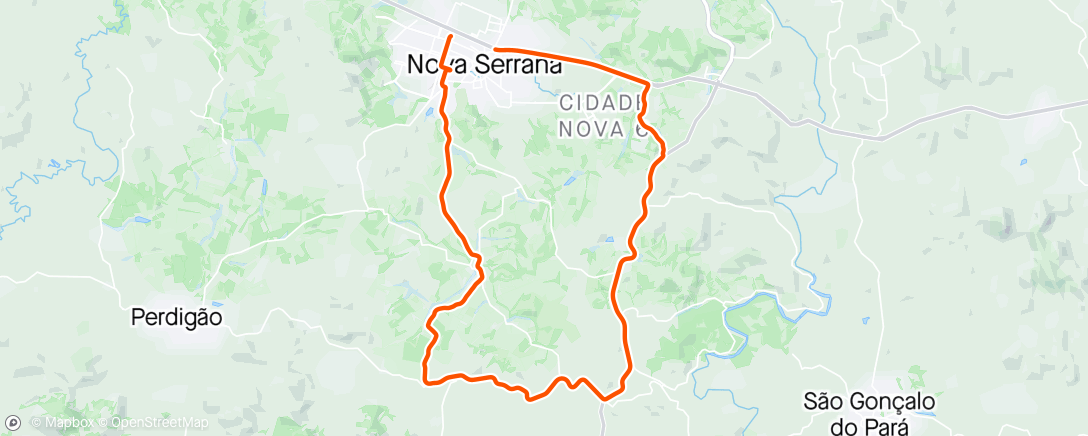 Map of the activity, Treino concluído ✔️  Com Juninho Silva 
susto no pulmão de mtb