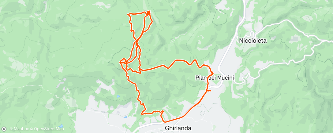 Map of the activity, Domenica asciutto, Sabato bagnato, Massa è sempre zucchero filato !