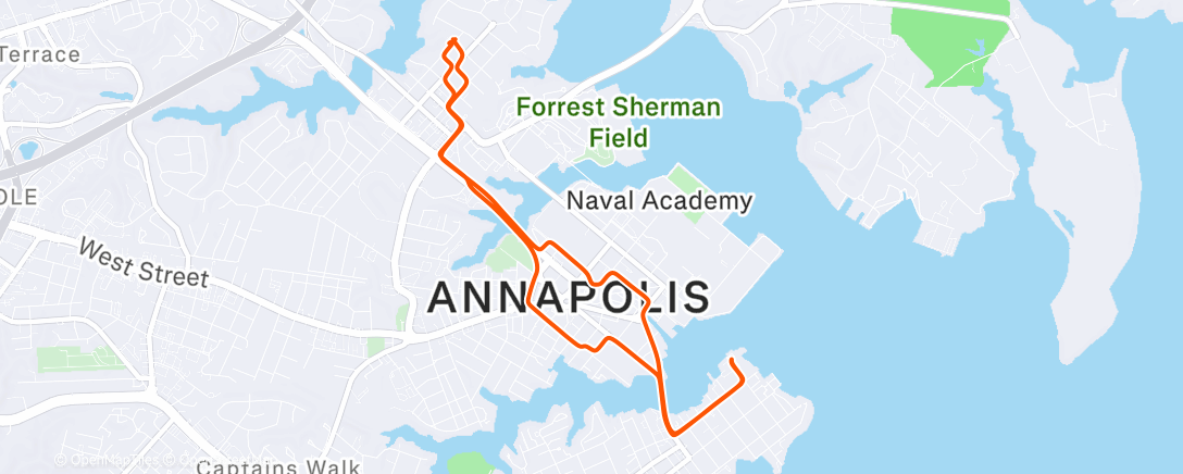 Map of the activity, Daily Ride