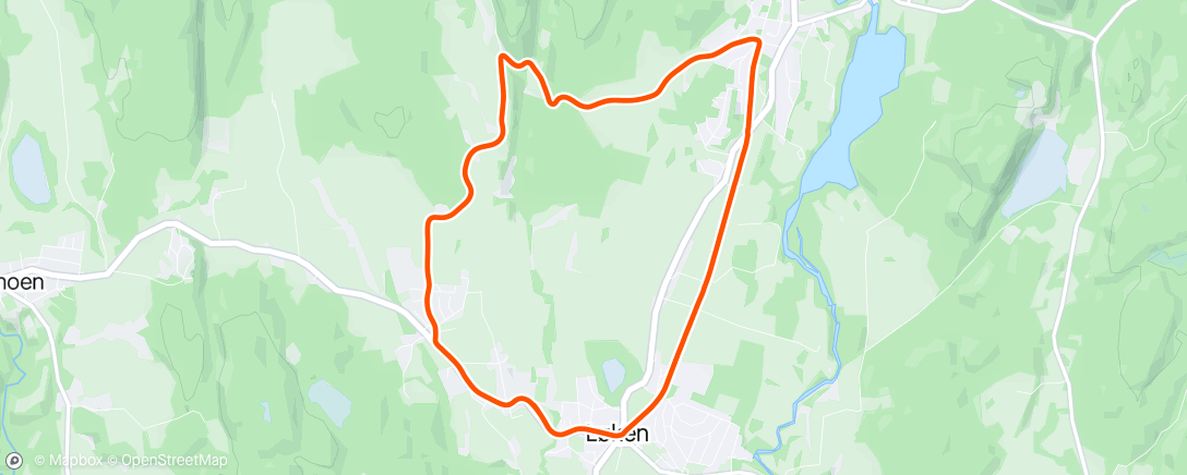 Map of the activity, Fjellsdalsrunden