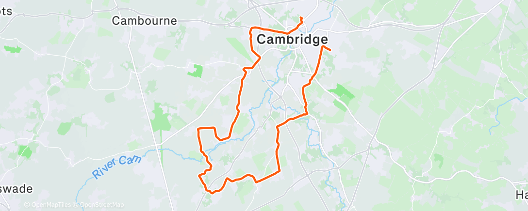 Map of the activity, solo scg