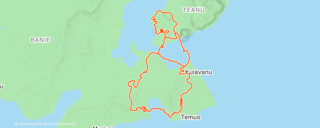 Map of the activity, Zwift - Snowman in Watopia