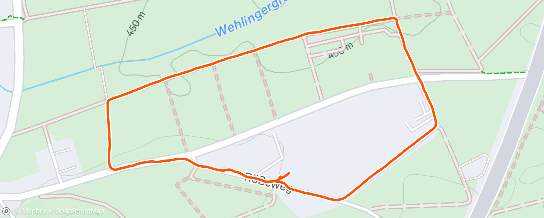 Map of the activity, Wanderung am Mittag