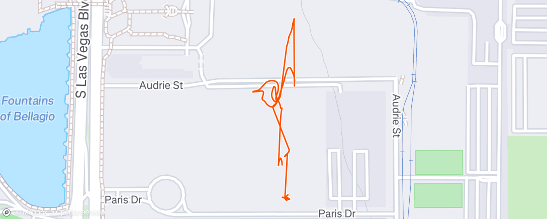Map of the activity, Break number one