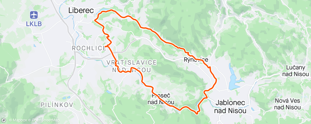 Map of the activity, Jablonec 🦥