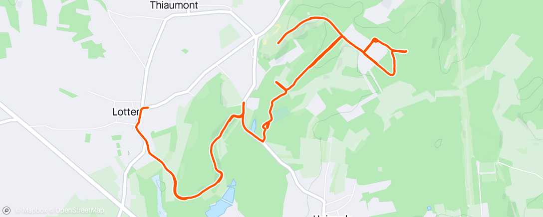 Map of the activity, Càp Trail (transition) avec Hulk 😁 en grande forme 🥰