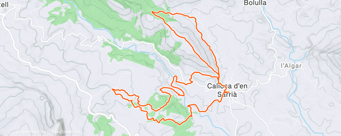 Map of the activity, Almedia Trail🤩. 2gral