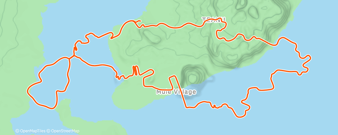 Map of the activity, Zwift - Group Ride: The HERD Mellow Monday (D) on Waisted 8 in Watopia