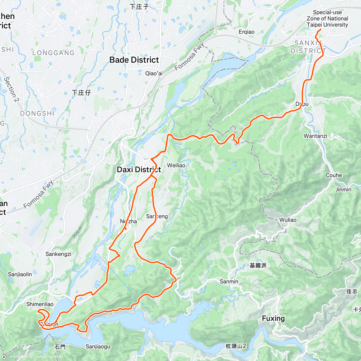 Map of the activity, 石門小環湖 提前下課 感謝 🙏Michael夫妻救援