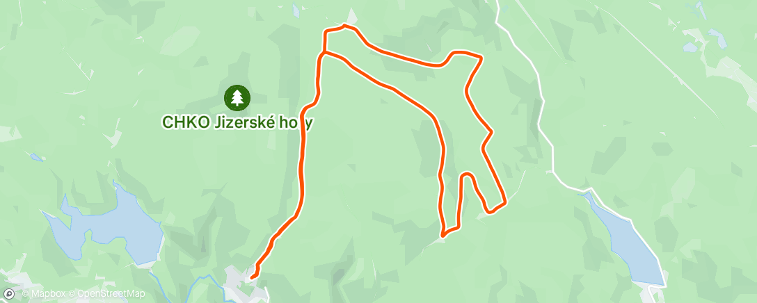 Map of the activity, Evening Nordic Ski