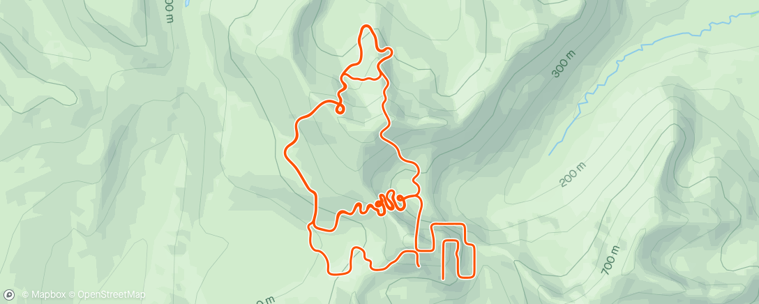 Mapa da atividade, Zwift - VO2 Max - 4x3 Ramps in Scotland