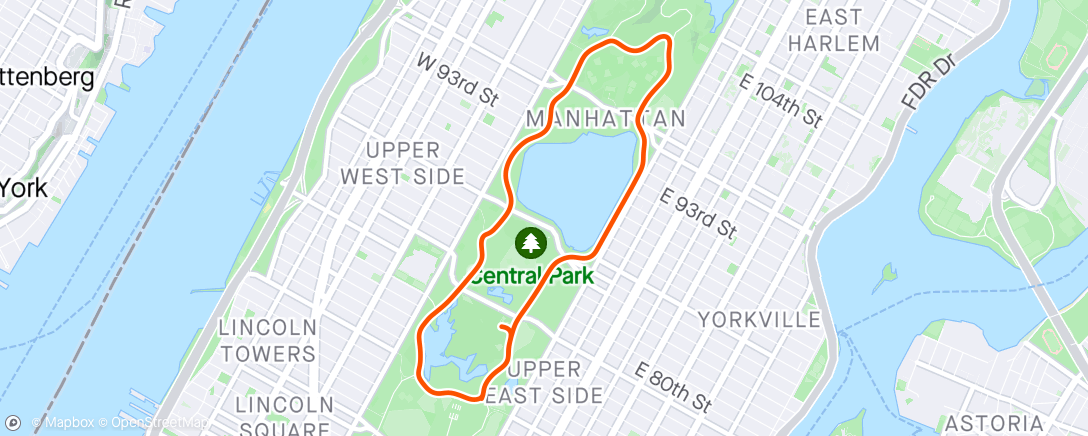 Map of the activity, Zwift - Race: Aussie Crit Crushers 1/2 (C) on The 6 Train in New York