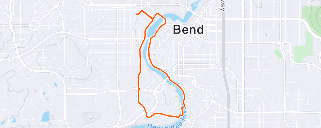 Map of the activity, 🎅 jog with M3 🎄
