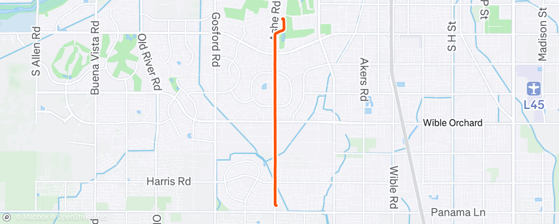 Map of the activity, Lunch Walk