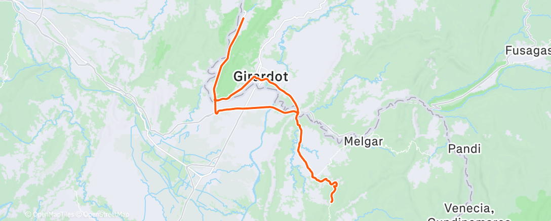 Map of the activity, Siberia