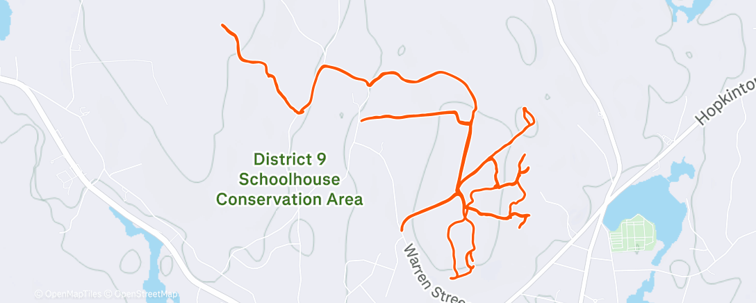 Map of the activity, Morning Ride