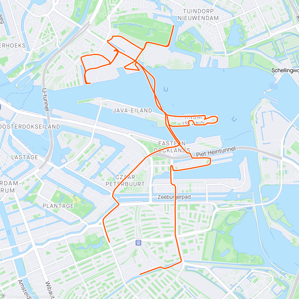 Mappa dell'attività City Crusing - Amsterdam Nord, voller Überraschungen 🤗