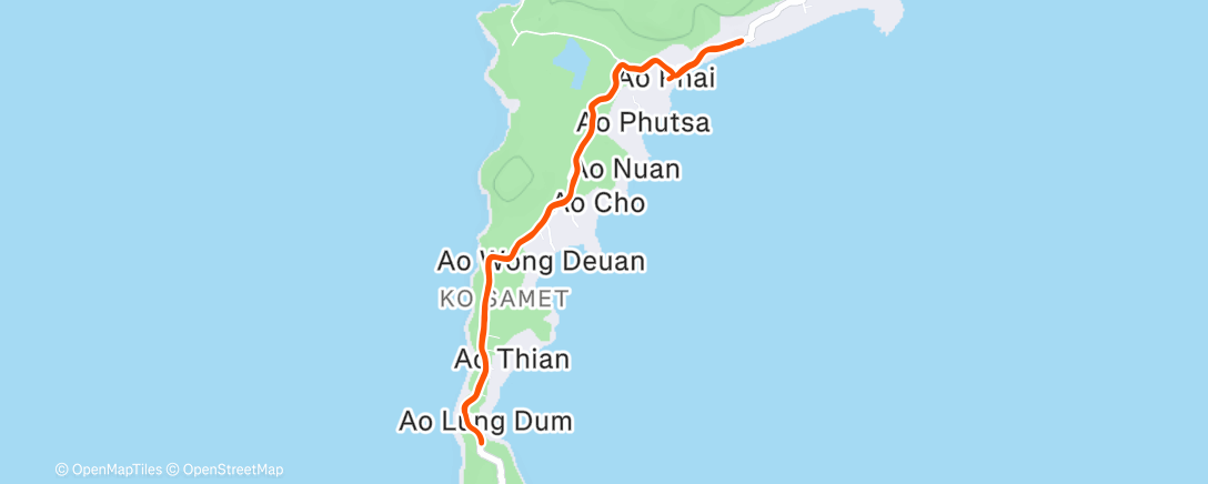 Карта физической активности (Morning Run)