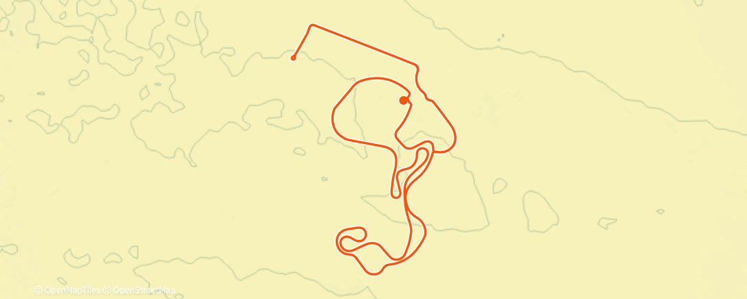 Map of the activity, MyWhoosh - 40/20 Efforts