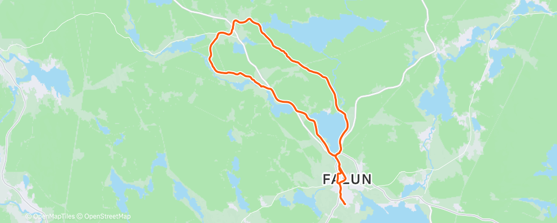 Карта физической активности (Morning Ride)