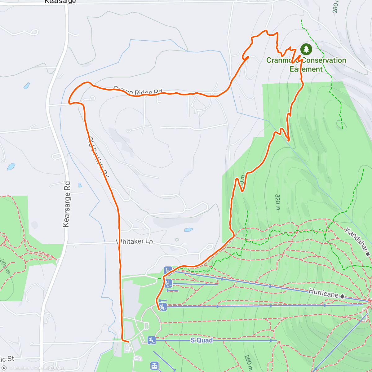 Map of the activity, Wheeee!