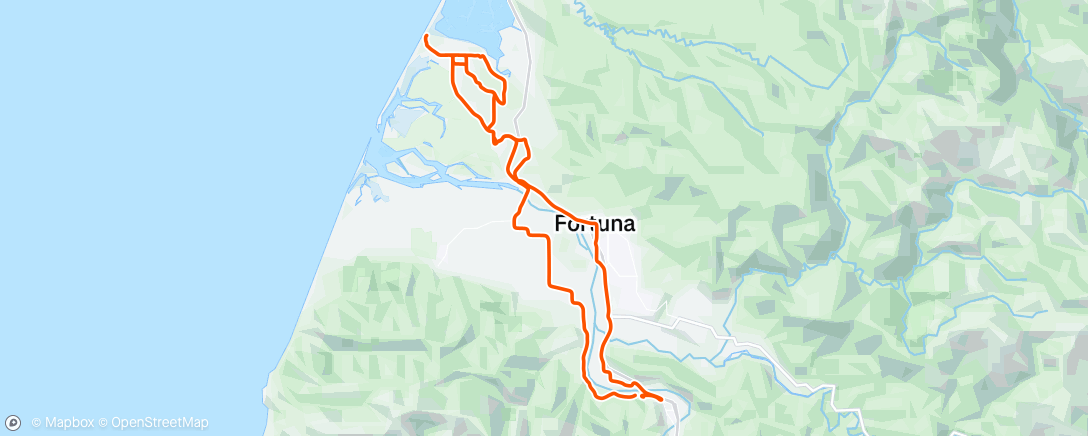 Map of the activity, Morning Ride