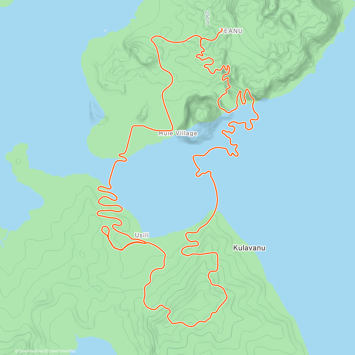 Map of the activity, Zwift - Race: EaStern-Tour 2025 – Winter Race Series on Muir And The Mountain in Watopia