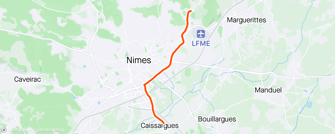 Karte der Aktivität „Vélo du matin”