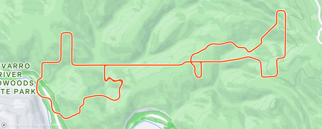 Map of the activity, MyWhoosh - Base Miles #2