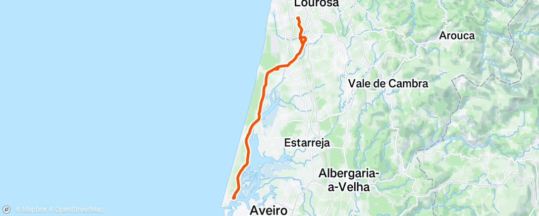 Map of the activity, Morning Mountain Bike Ride