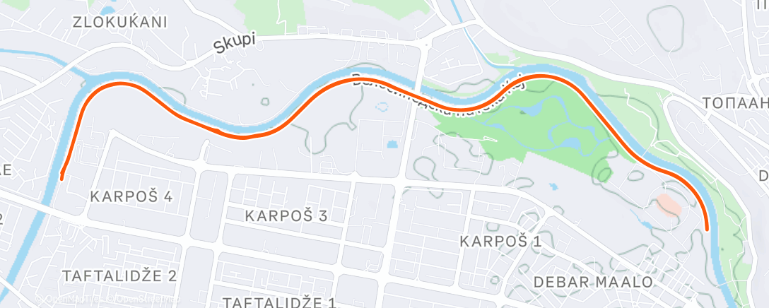 Карта физической активности (10k 🏃🏻‍♂️)