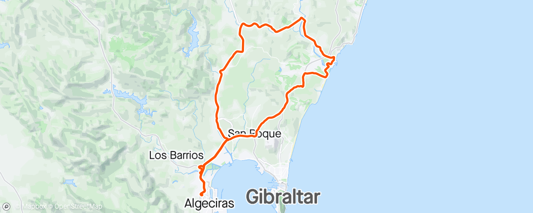 活动地图，Tesorillo - Sotogrande - Via Servicio.