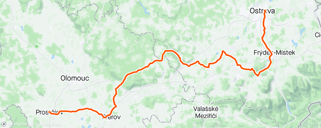 Map of the activity, Czech Tour 🇨🇿 Stage 1