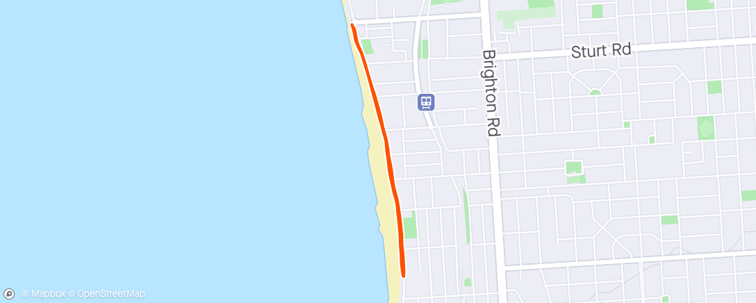 Map of the activity, Morning walk