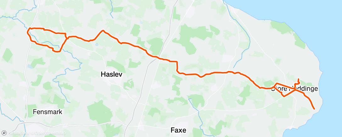 Mapa de la actividad (Morning Ride)