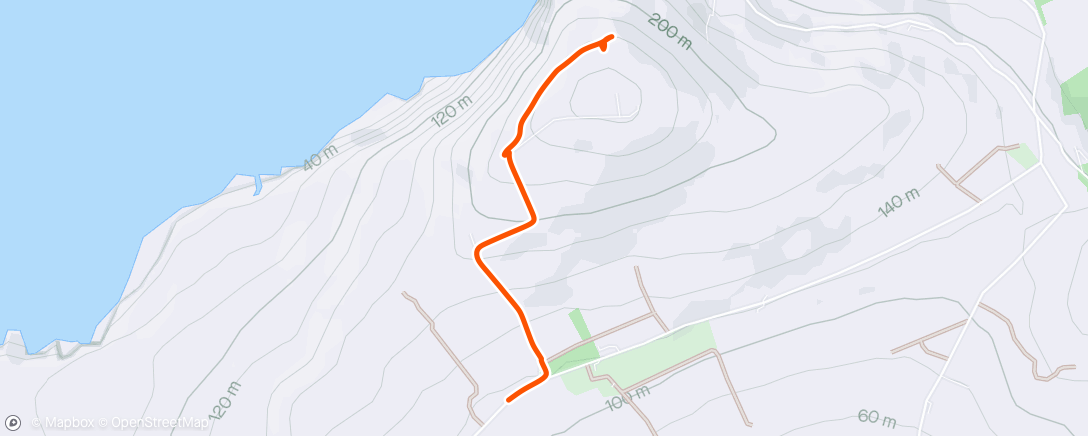 Mapa da atividade, Afternoon walk