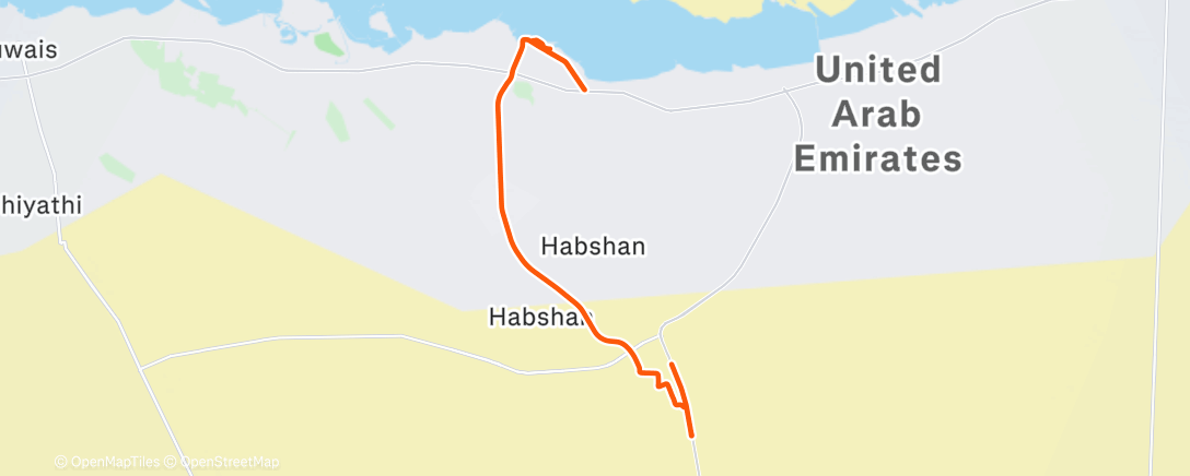 Map of the activity, Sortie vélo dans l'après-midi